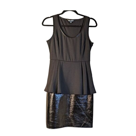 CATHERINE MALANDRINO NWT SOLID BLACK DRESS SIZE 6 - Picture 1 of 3